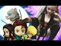 【鬼滅の刃】 Kimetsu No Yaiba 悪魔退治団がメカ少女たちと赤信号の街で戦う