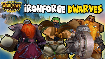 Azeroth Wars Legacy Reborn: Ironforge Dwarves (First Time) | Warcraft 3 Reforged | w/ Zooms