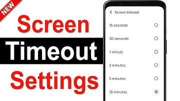 Screen Time / Screen Timeout Kaise Badhayein Ya Kam Kare | How to Set Screen Timeout in Android