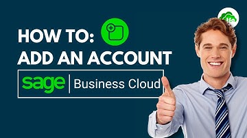 How to add an account in Sage Cloud Accounting