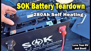 SOK 280Ah Battery Teardown & Self Heating Test  Review Part One