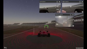 LGSVL Simulator - Camera Sensor Effects (with broken backup camera)