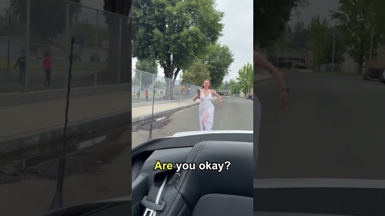 Distressed runaway bride saved by kind strangers! 🤯