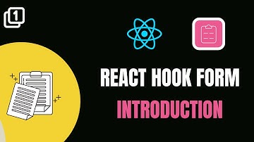 #1 REACT HOOK FORM 📝 - INTRODUCTION 🚀 | #codewithaswin #yt #reactjs #forms #introduction