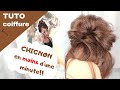 Comment faire un chignon rapide en moins dune minute cest possible tutocoiffure