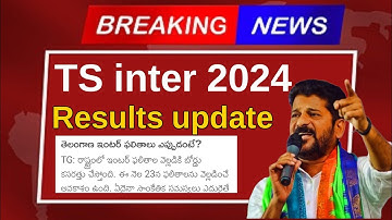 TG Inter results || Ts Inter RESULTS 2024 for 1st year and 2nd year || Telangana Inter results Links
