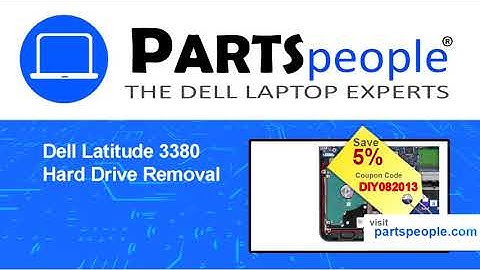 Dell Latitude 3380 (P12S001) Hard Drive How-To Video Tutorial