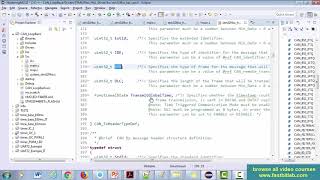 Controller Area Network(CAN) programming Tutorial 17 : Coding for CAN data transmission screenshot 3