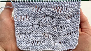 Knit Lace Summer Stitch by Crazy Hands Knitting & Crochet 369 views 10 days ago 10 minutes, 6 seconds