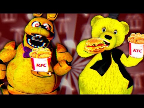 Видео: FNAF СПРИНГ БОННИ обожрался в KFC и стал ЖИРНЫМ !!!