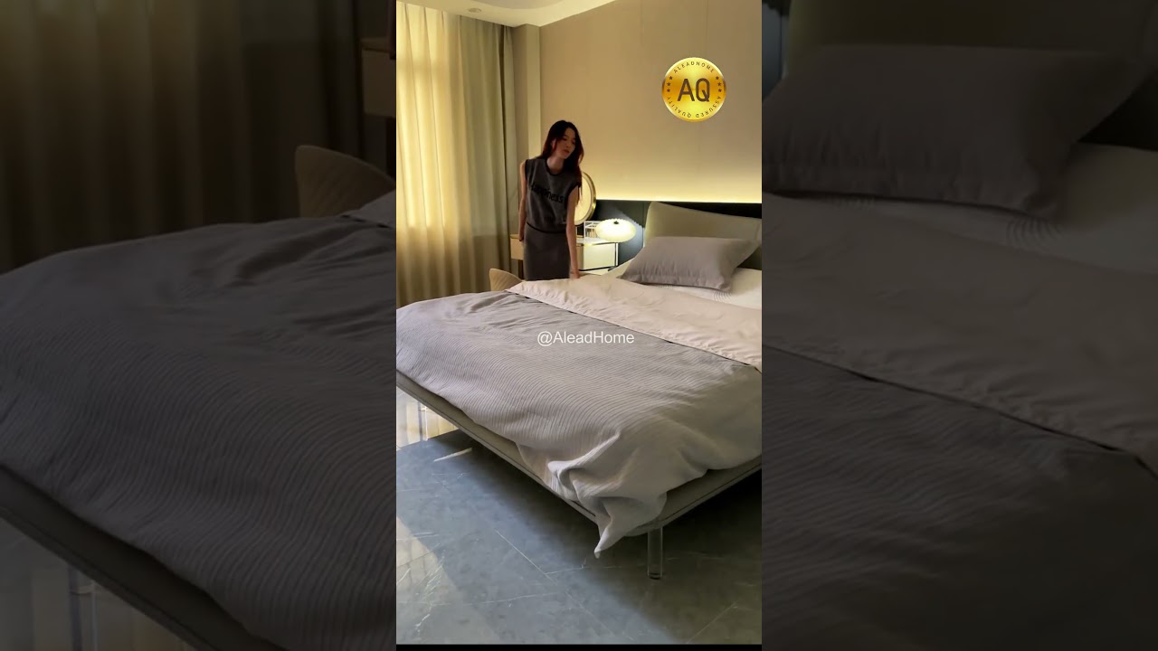 Electric sliding rocking bed gives you a different sleeping experience.