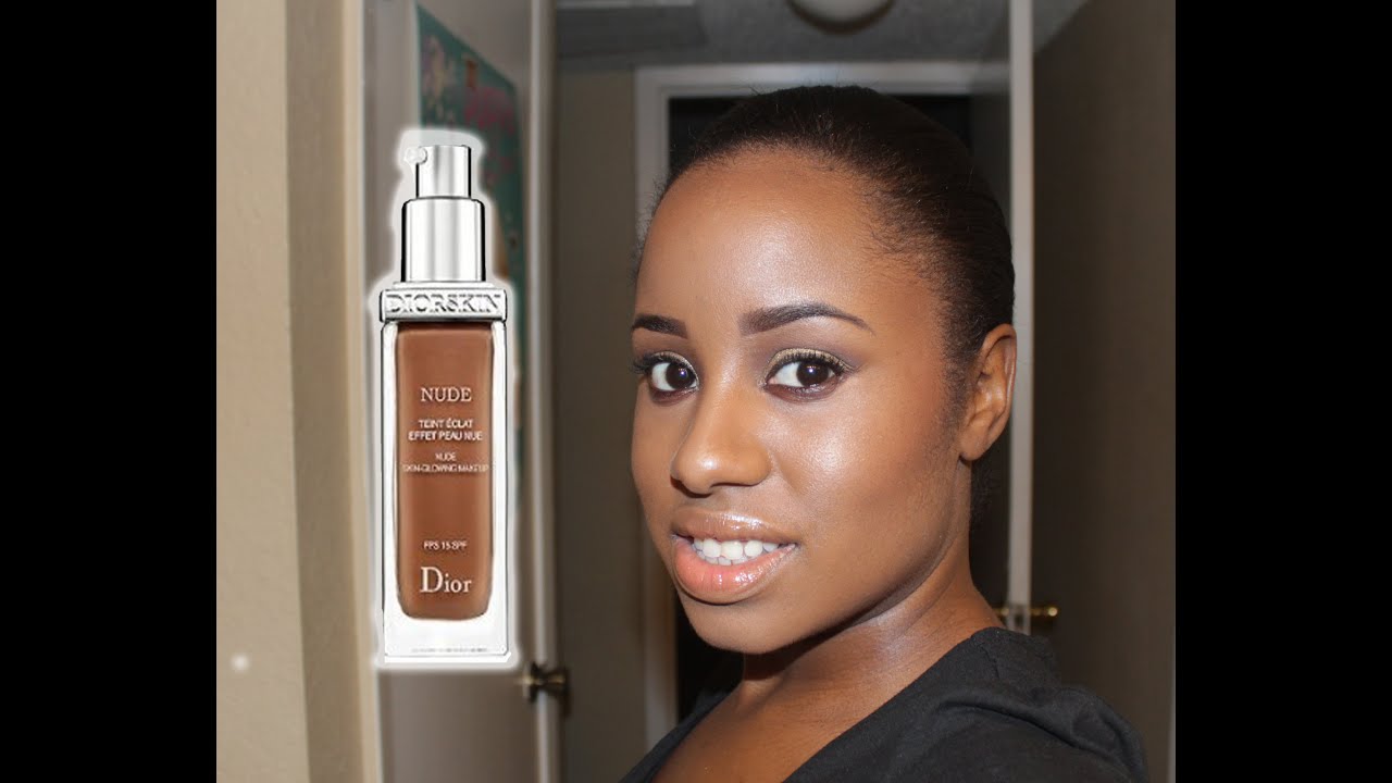 Diorskin Nude Glowing Foundation Review Hr Wear Test Swatches Youtube