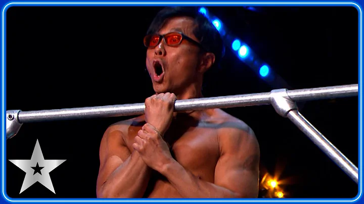 Strongman Victor Tang is Feelin' Good with musical workout! | Auditions | BGT 2025