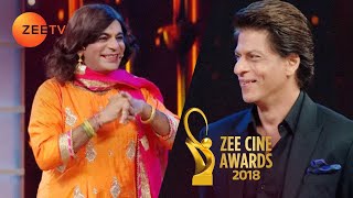 Download Lagu Zee Cine Awards 2018 - Comedy Queen Sunil Grover Hits On Shah Rukh Khan With #zaalima - Zee Tv MP3