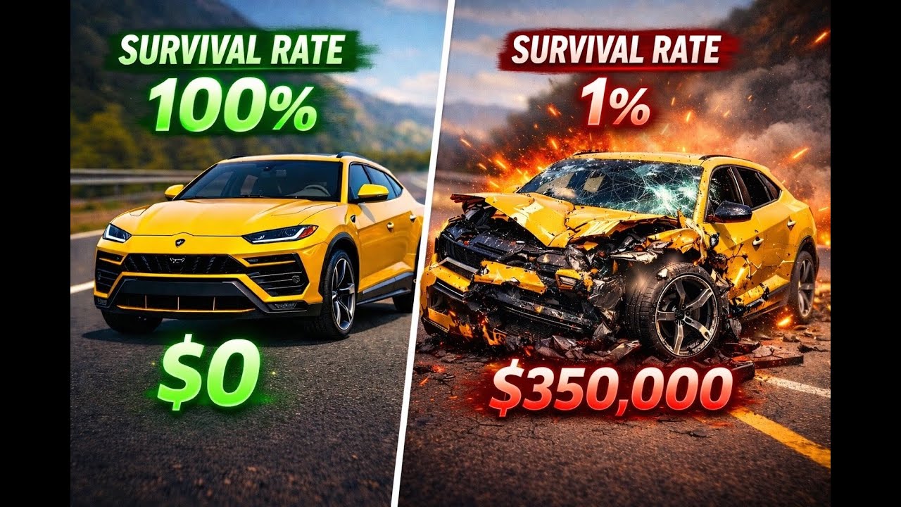 BeamNG.drive Realistic Crashes 💥 | Survival Chance & Repair Costs Explained #1