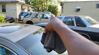 Meguiars ultimate waterless wash and wax best product to use for no water spots 