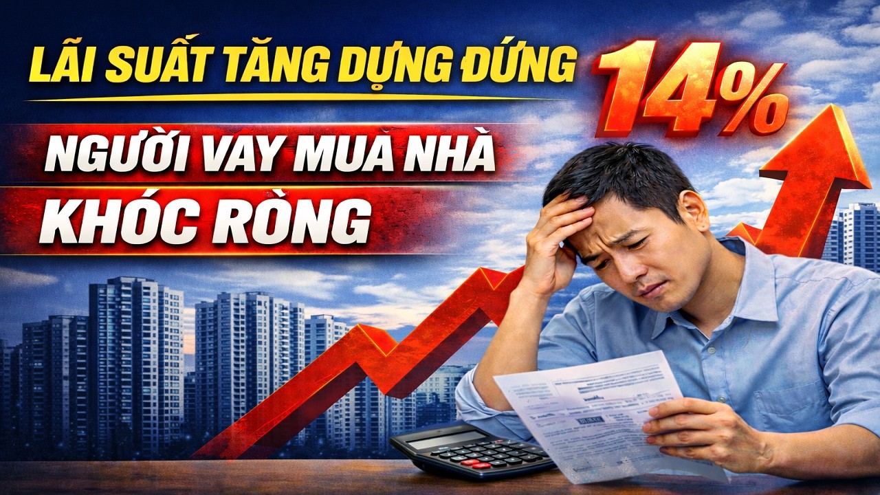 Cú sốc lãi suất TĂNG DỰNG ĐỨNG: Người vay mua nhà đối mặt “ÁC MỘNG” 20 năm trả nợ | CafeLand