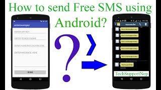 How to Send Free SMS using Android?[With Source Code] screenshot 1