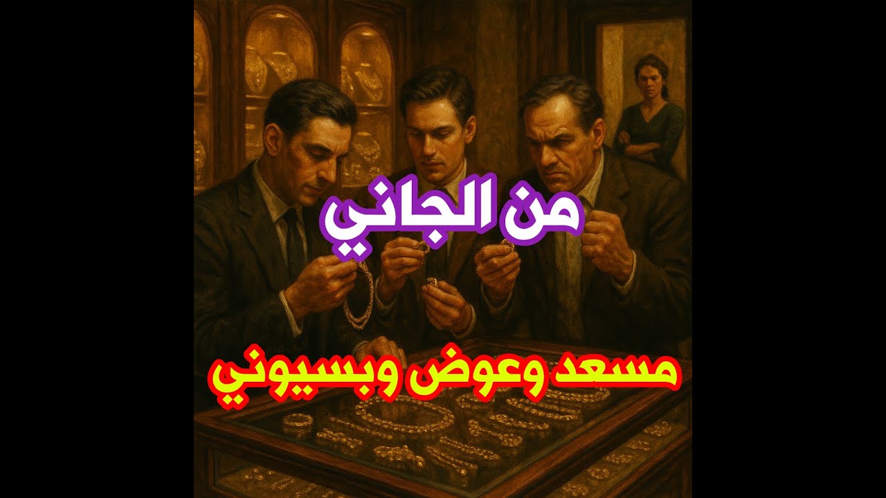 من الجاني كشف سر العصابة النحس مسعد وعوض وبسيوني في محل الجواهرجي