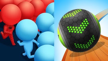 Going Balls vs Count Masters - All Levels Gameplay Walkthrough - New Update Android Best Mobile Game