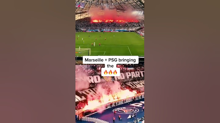 What an atmosphere,PSG and Marseille #shorts