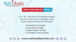 Math Practice Problem Grade 8 Question 192