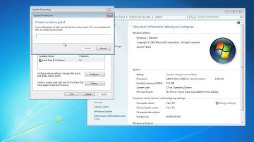 How to create a system restore point?