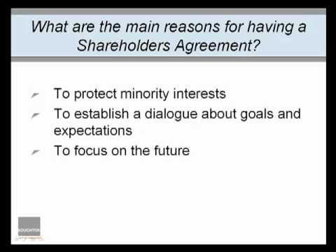Know Your Corporate Partner: Why a Shareholders Agreement is Essential to Your Business