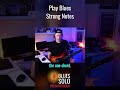 Using Strong Note Targeting in Blues Licks - #2