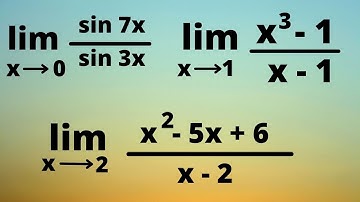 Calculs de limites ; cas d