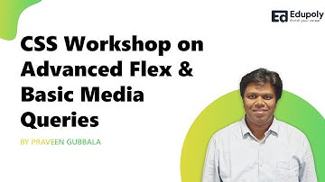CSS Workshop on Advanced Flex & Basic Media Queries