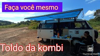 TOLDO RETRÁTIL DE KOMBI BOM E BARATO    #toldos #kombi