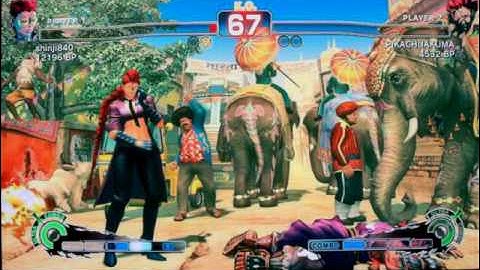 SSFIV ENDLESS BATTLE MATCH JR RODRIGUEZ ( AKUMA ) VS shinji840 ( C.VIPER ) ON XBOX 360 GAME 1