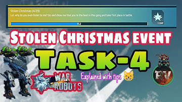 Stolen Christmas Event Task - 4 | War Robots Christmas Update7.7.7 #warrobots