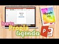 Como hacer tu propia AGENDA DESCARGABLE en Power Point// Sayil DIY