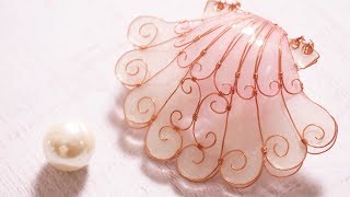 【レジン×ワイヤー】モールドを使わないシェル型リングケース DIY WIRE RESIN [SHELL RINGCASE]