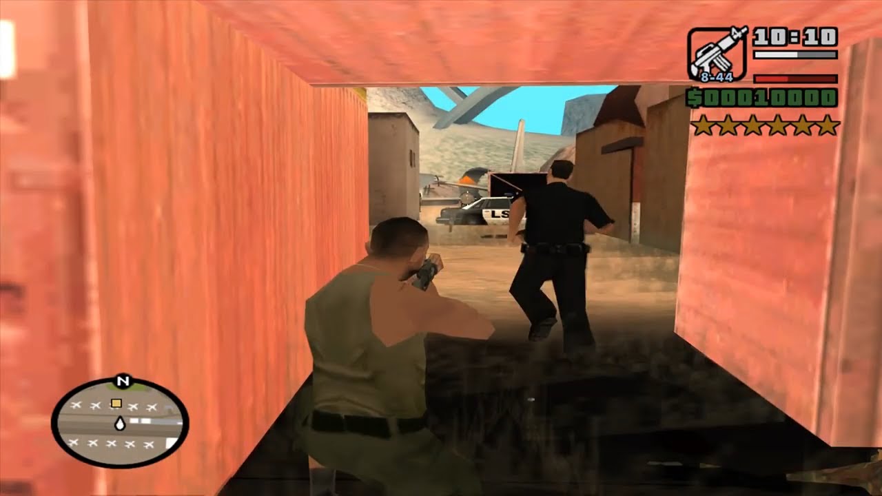 GTA san andreas - DYOM mission # 44 - Evasione