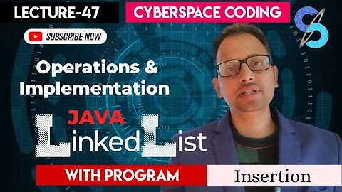 Linkedlist Insertion #linkedlists  #java #programming