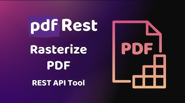 pdfRest Rasterize PDF - Rest API Tool