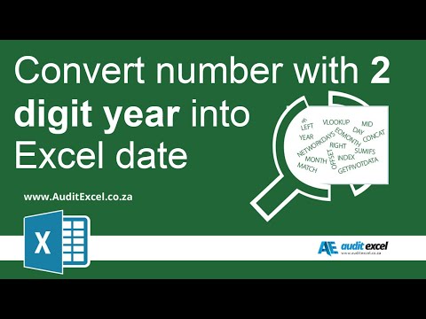 Convert numbers with 2 digit years into Excel dates