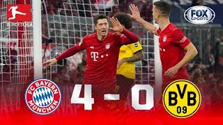 Bayern Múnich - Borussia Dortmund [4-0] | GOLES | Jornada 11 | Bundesliga