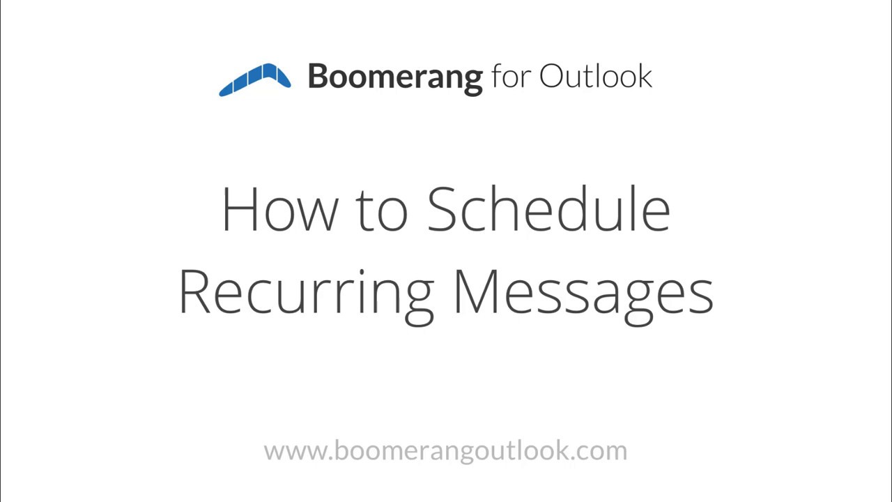 how-to-schedule-recurring-emails-with-boomerang-for-outlook-youtube