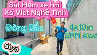 6ty3 |Bán nhà Bình Thạnh |Xô Viết Nghệ Tĩnh | 4x10 | 5 Phòng ngủ| Sát hẻm xe hơi |Phòng tầng trệt.