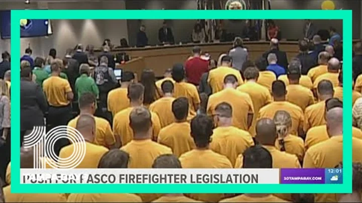 Pasco County firefighters rally behind one of their own