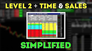 Level 2 + Time & Sales For Beginners (Tape Reading 101)