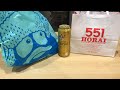 大阪初夜はは551HORAIの豚まん＆餃子＆焼売セットでエビスビールで乾杯！