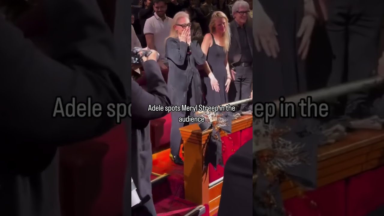 Adele And Meryl Streep In The Crowd 1 November 2024