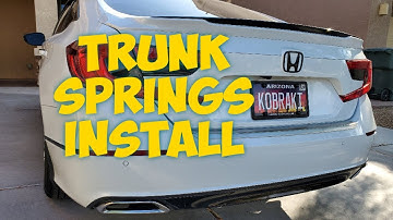 2018+ Accord OEM Trunk Springs for OEM Spoiler Install