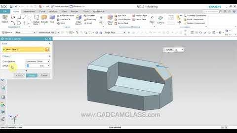 NX   RESIZE CHAMFER COMMAND IN NX