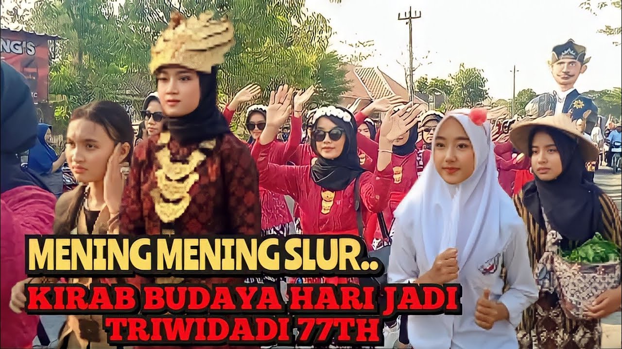 KIRAB BUDAYA KALURAHAN TRIWIDADI 77 Tahun part 2